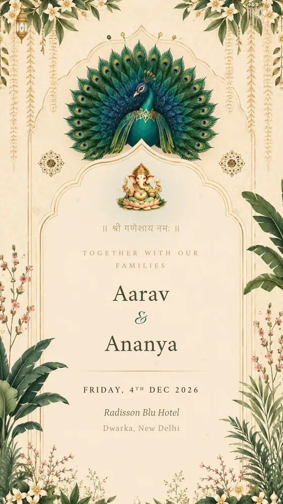 The Mayura invitation